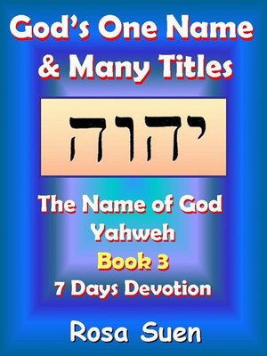 cover image of God's One Name & Many Titles